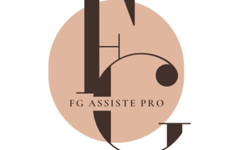 Logo initiale marroné gourmand élégant minimaliste